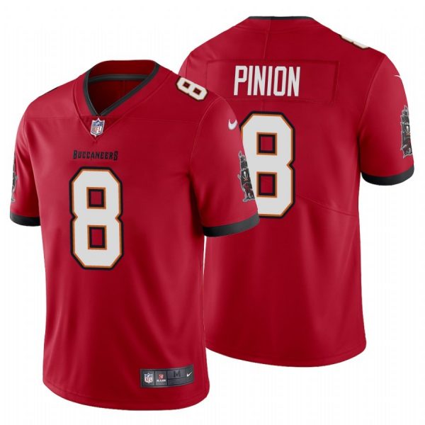 Personalized Men’s Bradley Pinion Tampa Bay Buccaneers Limited Jersey Stitched Red