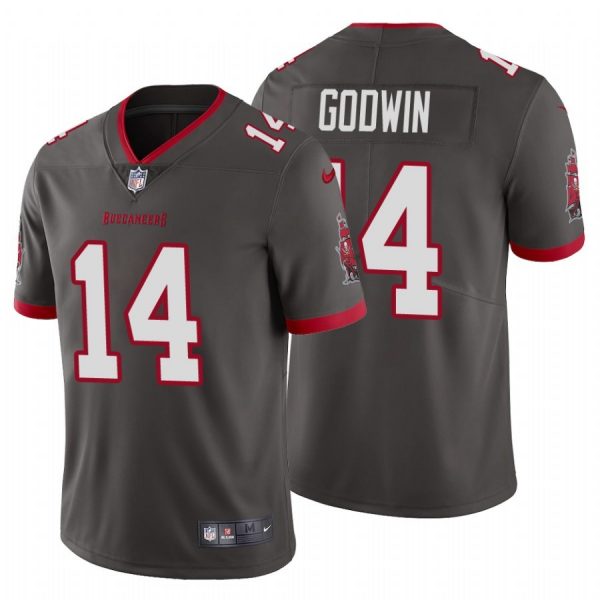 Personalized Men’s Chris Godwin Tampa Bay Buccaneers Limited Jersey Stitched Pewter