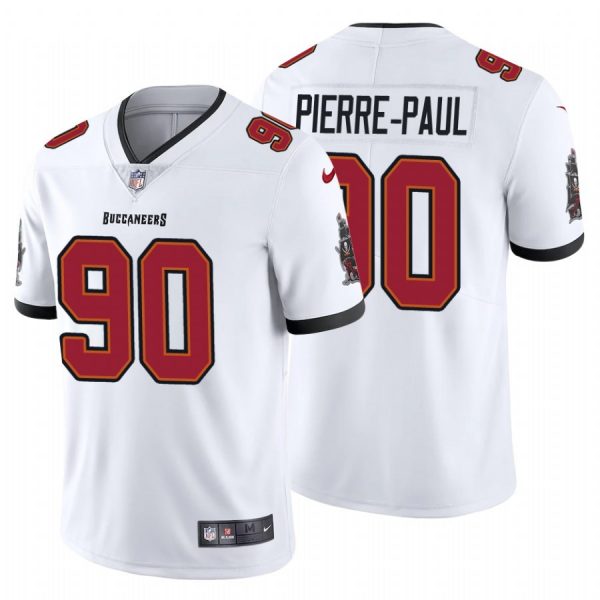 Personalized Men’s Jason Pierre Paul Tampa Bay Buccaneers Limited Jersey Stitched White