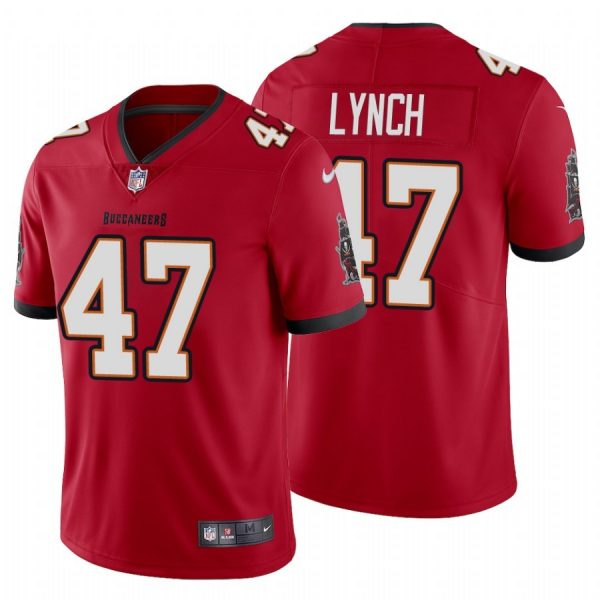 Personalized Men’s John Lynch Tampa Bay Buccaneers Limited Jersey Stitched Red