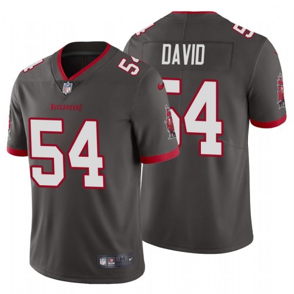 Personalized Men’s Lavonte David Tampa Bay Buccaneers Limited Jersey Stitched Pewter