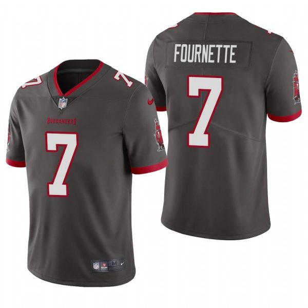 Personalized Men’s Leonard Fournette Tampa Bay Buccaneers Limited Jersey Stitched Pewter