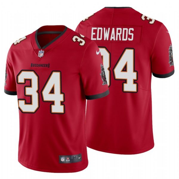 Personalized Men’s Mike Edwards Tampa Bay Buccaneers Limited Jersey Stitched Red