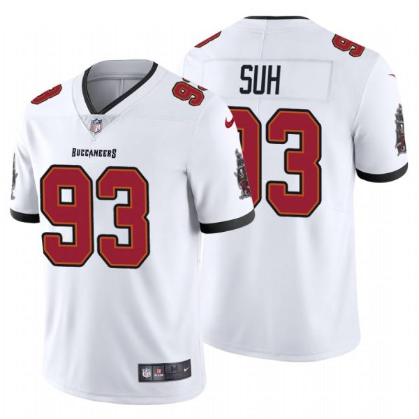 Personalized Men’s Ndamukong Suh Tampa Bay Buccaneers Limited Jersey Stitched White