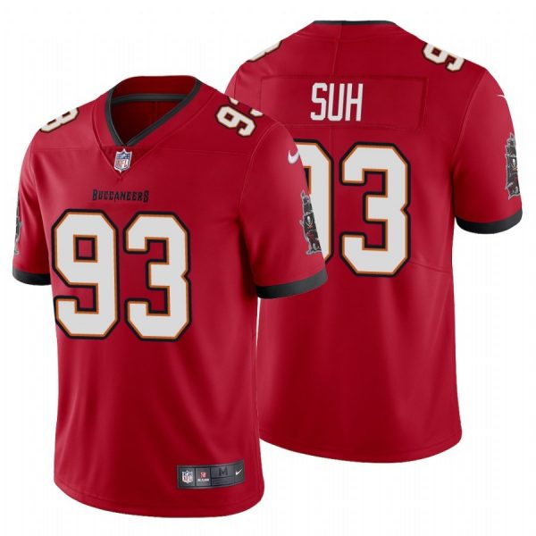 Personalized Men’s Ndamukong Suh Tampa Bay Buccaneers Limited Jersey Stitched Red