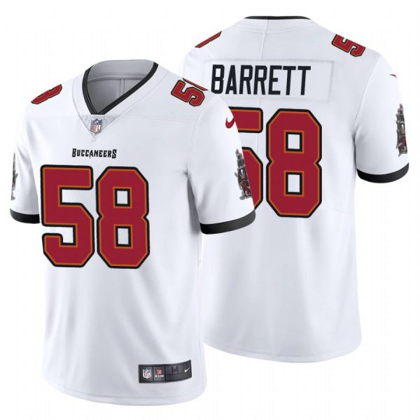 Personalized Men’s Shaquil Barrett Tampa Bay Buccaneers White Limited Jersey Stitched