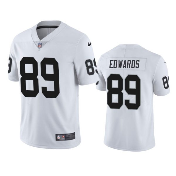 Personalized Men’s #89 Bryan Edwards Las Vegas Raiders Limited Jersey Stitched White