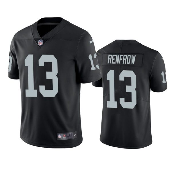 Personalized Men’s #13 Hunter Renfrow Las Vegas Raiders Limited Jersey Stitched Black