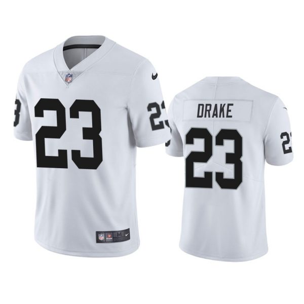 Personalized Men’s #23 Kenyan Drake Las Vegas Raiders Limited Jersey Stitched White