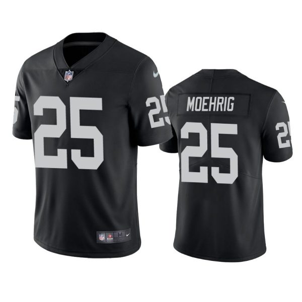 Personalized Men’s #25 Trevon Moehrig Las Vegas Raiders Limited Jersey Stitched Black