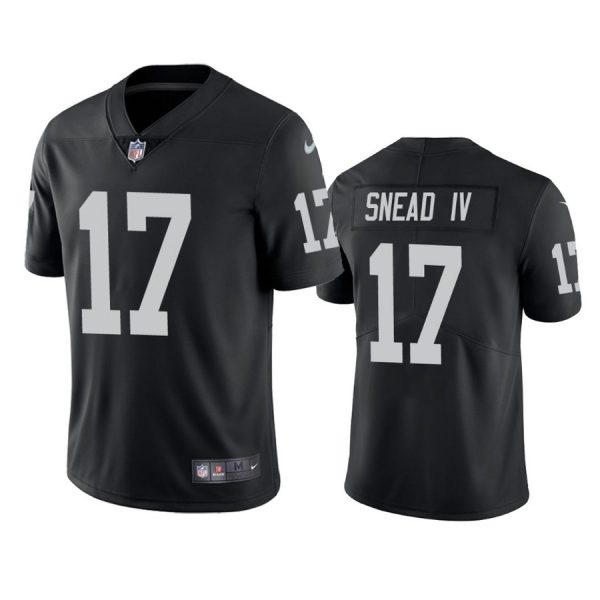 Personalized Men’s #17 Willie Snead IV Las Vegas Raiders Limited Jersey Stitched Black