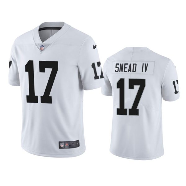 Personalized Men’s #17 Willie Snead IV Las Vegas Raiders Limited Jersey Stitched White