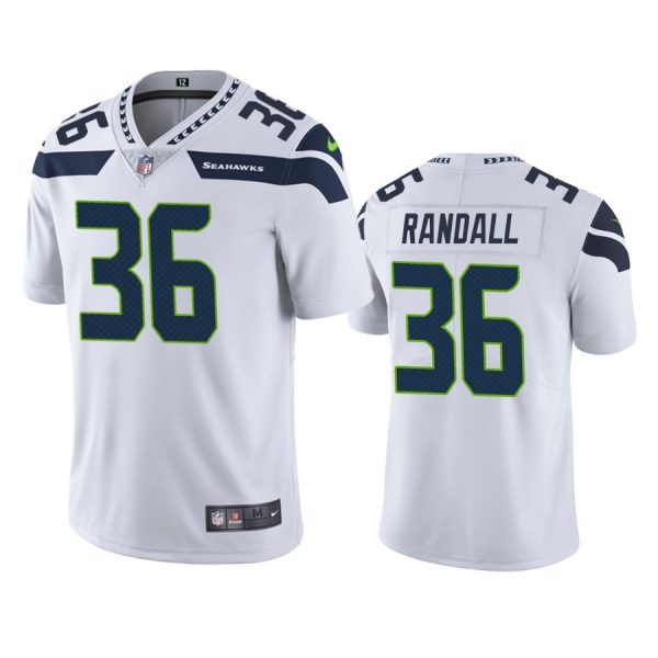Personalized Men’s #36 Damarious Randall Seattle Seahawks Limited Jersey Stitched White