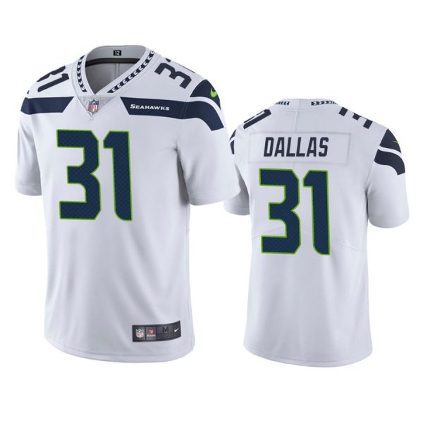 Personalized Men’s #31 Deejay Dallas Seattle Seahawks Limited Jersey Stitched White