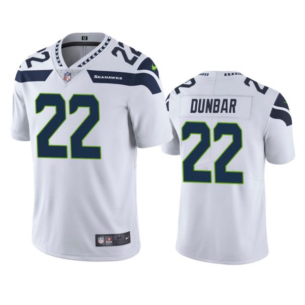 Personalized Men’s #22 Quinton Dunbar Seattle Seahawks Limited Jersey Stitched White