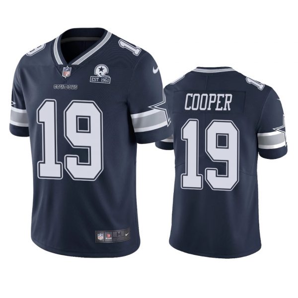 Personalized Men’s #19 Amari Cooper Dallas Cowboys Limited Jersey Stitched Navy