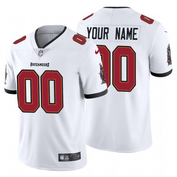 Personalized Youth Tampa Bay Buccaneers Limited Jersey Stitched White
