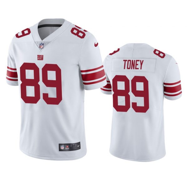 Personalized Men’s #89 Kadarius Toney New York Giants Limited Stitched Jersey White