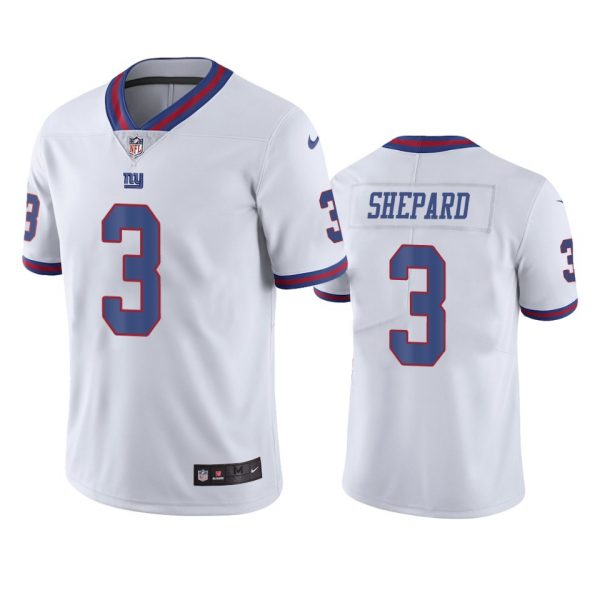 Personalized Men’s #3 Sterling Shepard New York Giants Limited Stitched Jersey White