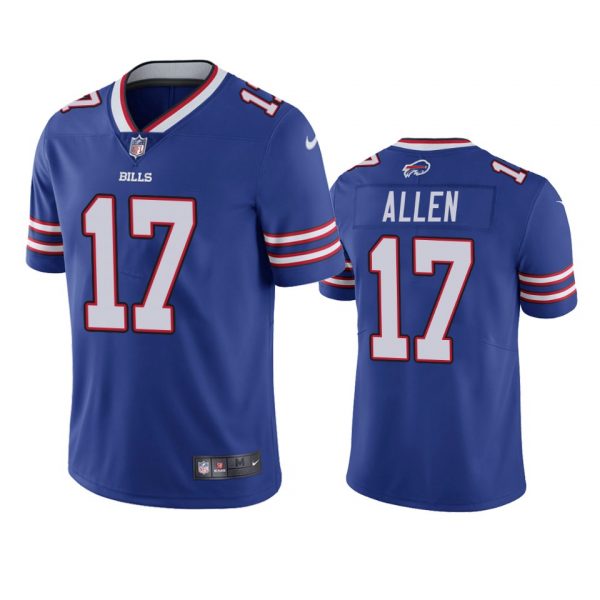Personalized Men’s #17 Josh Allen Buffalo Bills Limited Jersey Stitched Royal