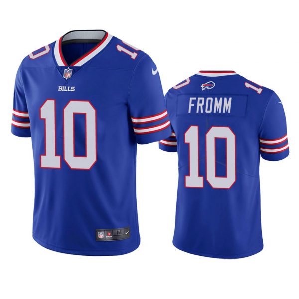 Personalized Men’s #10 Jake Fromm Buffalo Bills Limited Jersey Stitched Royal