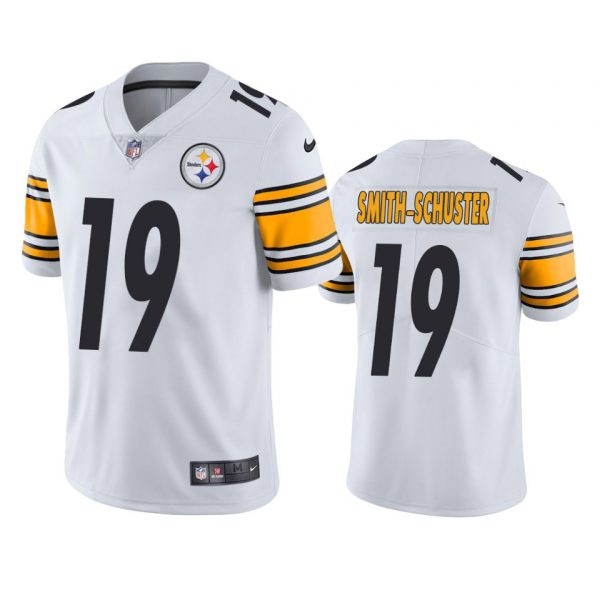 Personalized Men’s #19 JuJu Smith-Schuster Pittsburgh Steelers Limited Jersey Stitched White