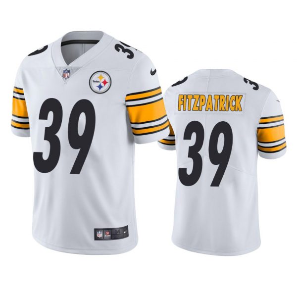 Personalized Men’s #39 Minkah Fitzpatrick Pittsburgh Steelers Limited Jersey Stitched White