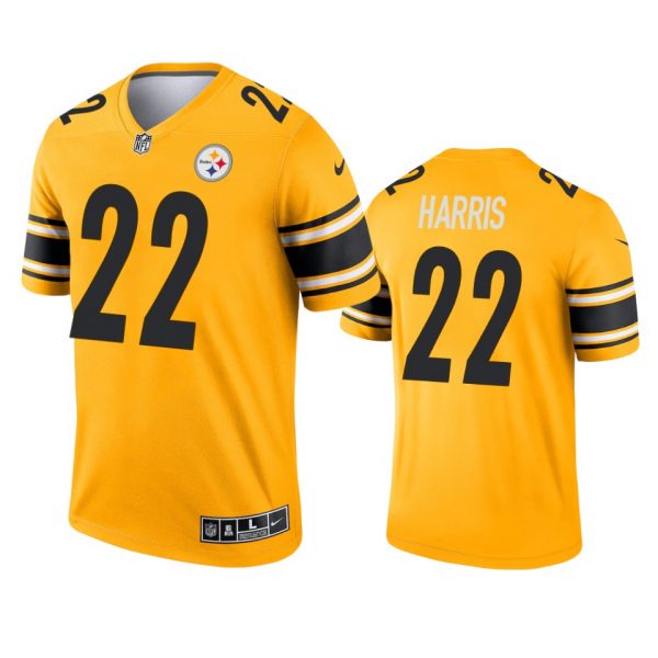 Personalized Men’s #22 Najee Harris Pittsburgh Steelers Limited Jersey Stitched Yellow