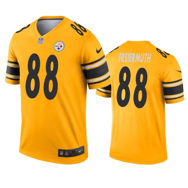 Personalized Men’s #88 Pat Freiermuth Pittsburgh Steelers Limited Jersey Stitched Yellow