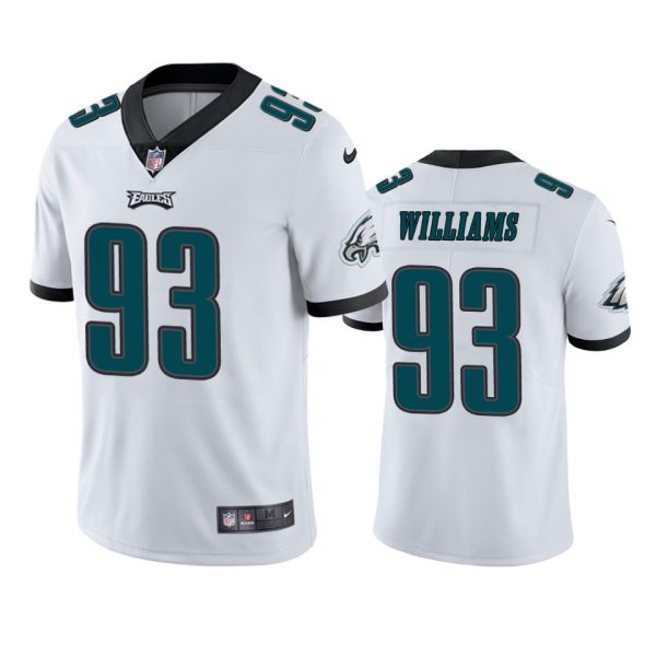 Personalized Men’s Milton Williams Philadelphia Eagles Limited Jersey Stitched White