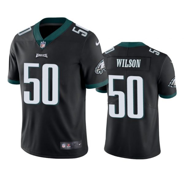 Personalized Men’s Eric Wilson Philadelphia Eagles Limited Jersey Stitched Black