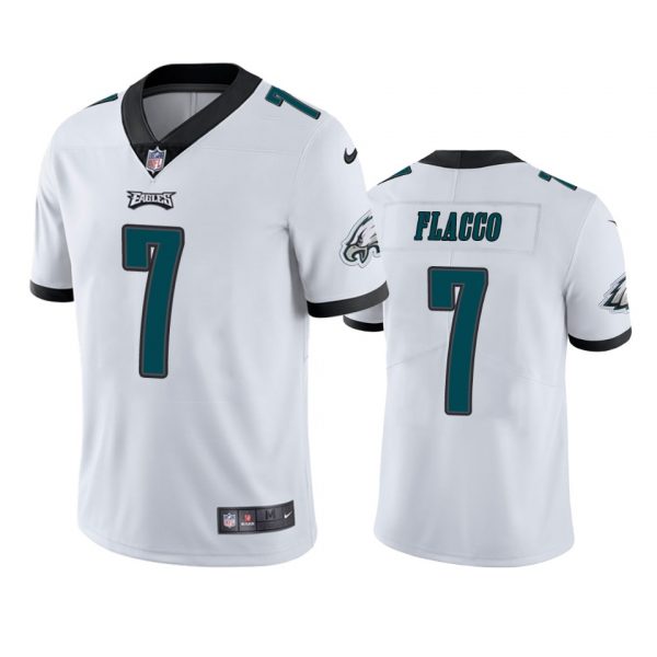 Personalized Men’s Joe Flacco Philadelphia Eagles Limited Jersey Stitched White