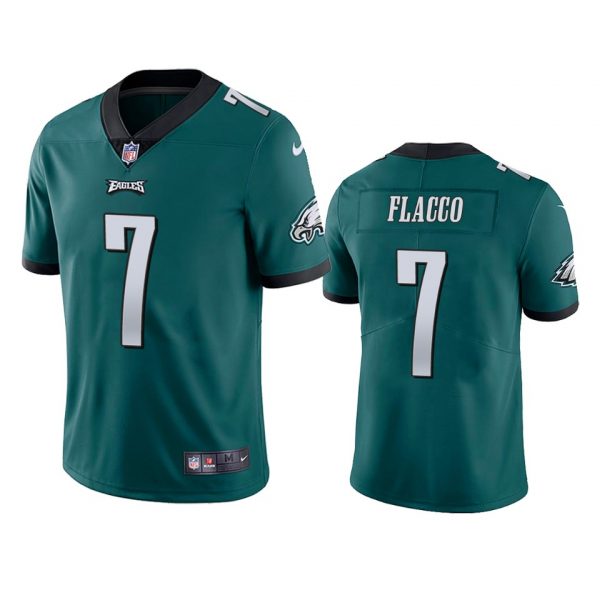Personalized Men’s Joe Flacco Philadelphia Eagles Limited Jersey Stitched Midnight Green