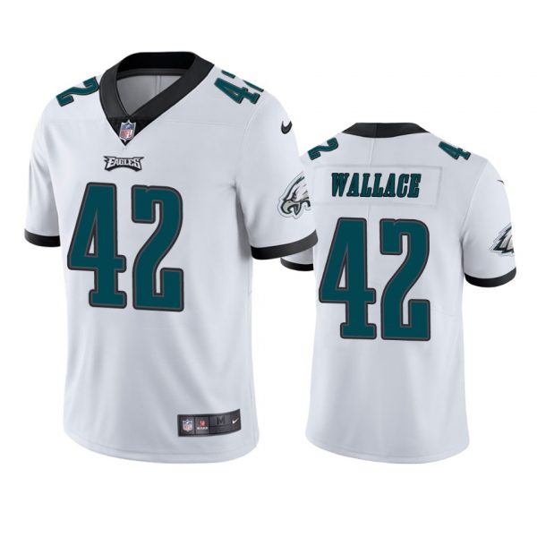Personalized Men’s K’Von Wallace Philadelphia Eagles Limited Jersey Stitched White