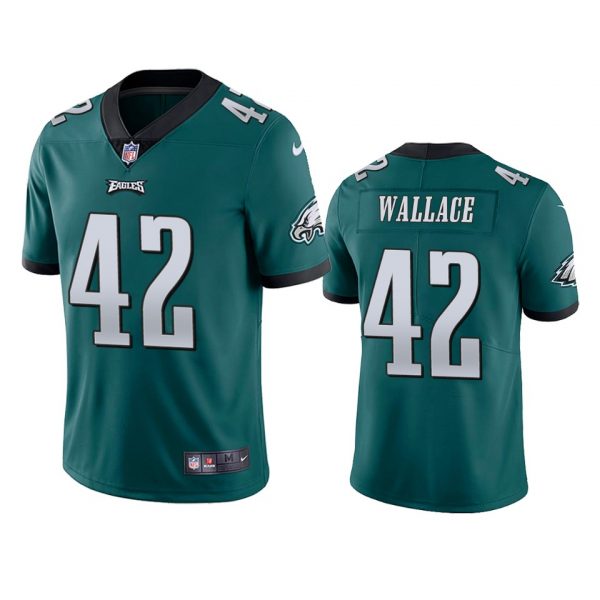 Personalized Men’s K’Von Wallace Philadelphia Eagles Limited Jersey Stitched Midnight Green
