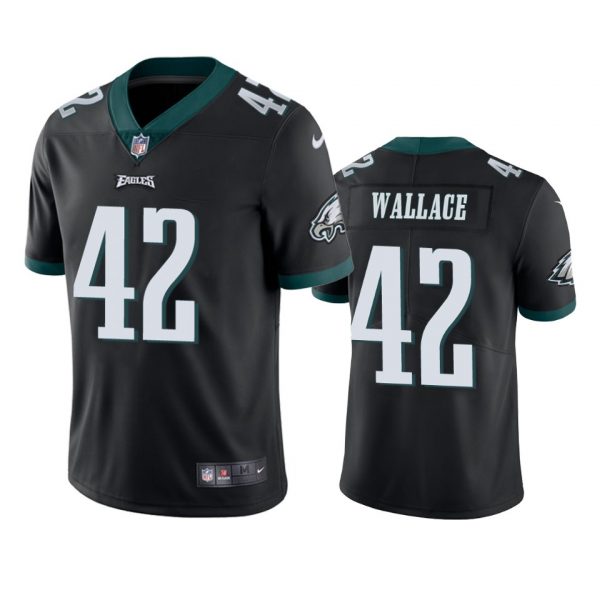 Personalized Men’s K’Von Wallace Philadelphia Eagles Limited Jersey Stitched Black