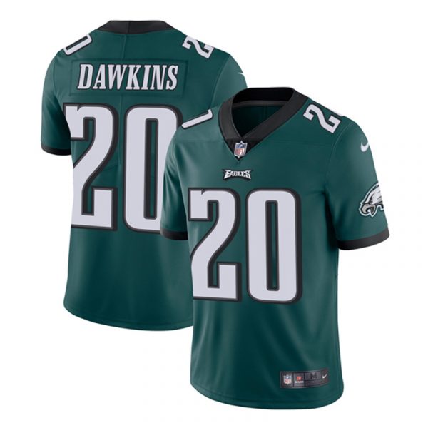 Personalized Men’s Brian Dawkins Philadelphia Eagles Limited Jersey Stitched Midnight Green