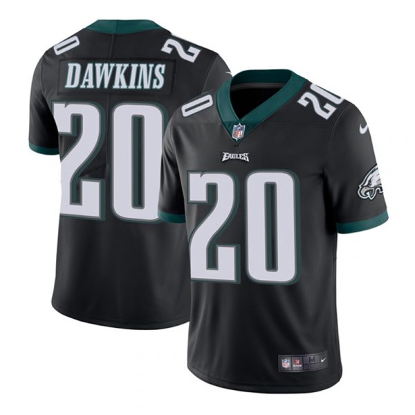 Personalized Men’s Brian Dawkins Philadelphia Eagles Limited Jersey Stitched Black