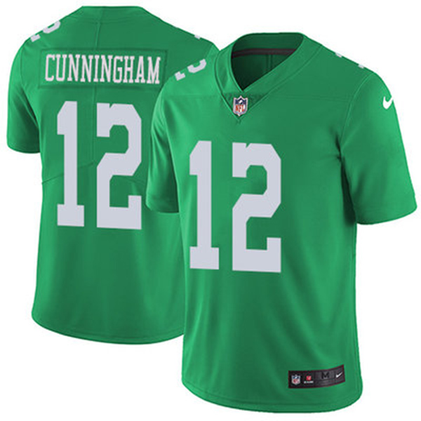 Personalized Men’s Randall Cunningham Philadelphia Eagles Limited Jersey Stitched Midnight Green