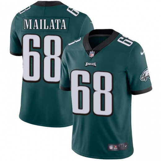 Personalized Men’s Jordan Mailata Philadelphia Eagles Limited Jersey Stitched Midnight Green