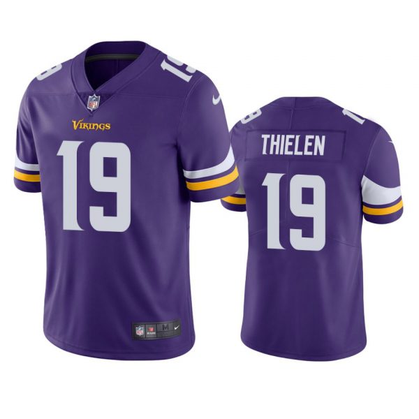 Personalized Men’s Adam Thielen Minnesota Vikings Limited Stitched Jersey Purple