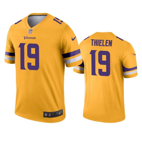 Personalized Men’s Adam Thielen Minnesota Vikings Limited Stitched Jersey Yellow