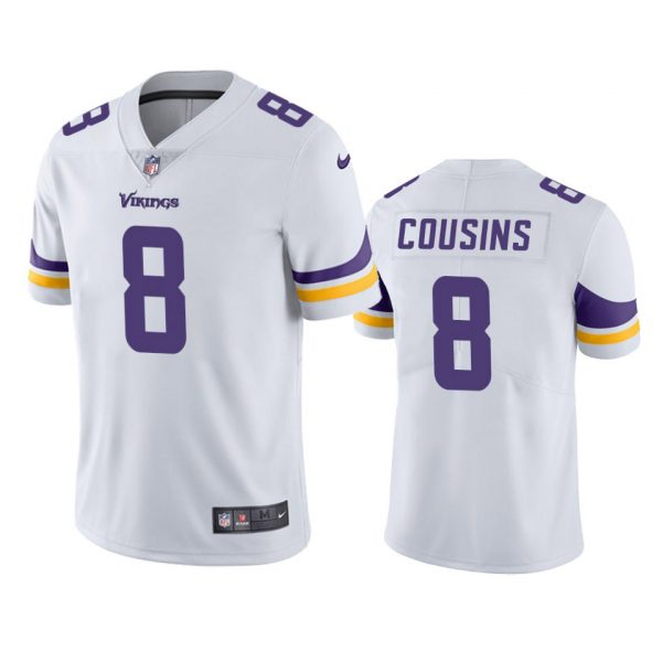 Personalized Men’s Kirk Cousins Minnesota Vikings Limited Stitched Jersey White