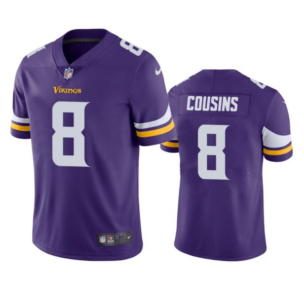 Personalized Men’s Kirk Cousins Minnesota Vikings Limited Stitched Jersey Purple