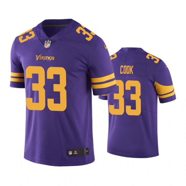 Personalized Men’s Dalvin Cook Minnesota Vikings Limited Stitched Jersey Purple