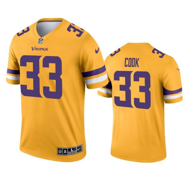 Personalized Men’s Dalvin Cook Minnesota Vikings Limited Stitched Jersey Yellow