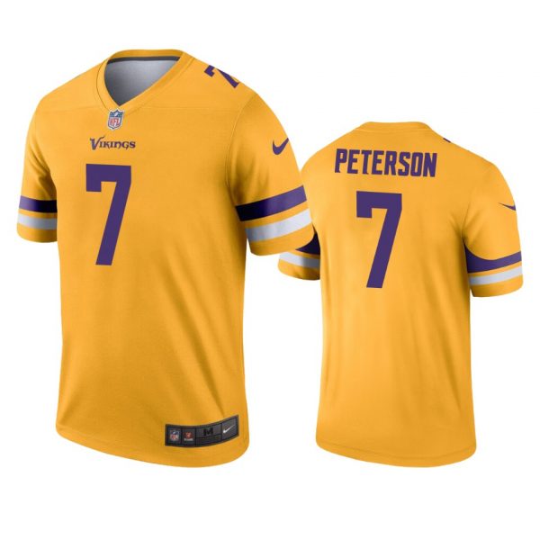 Personalized Men’s Patrick Peterson Minnesota Vikings Yellow Limited Jersey Stitched