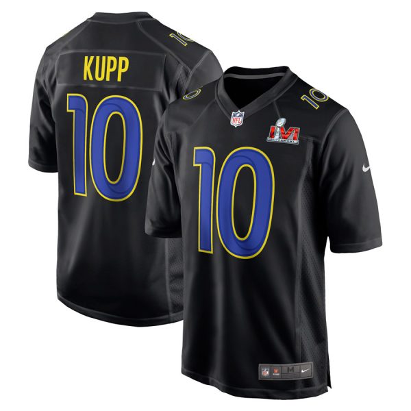 Personalized Men’s Cooper Kupp Los Angeles Rams 2022 Super Bowl LVI Black Bound Game Stitched Jersey