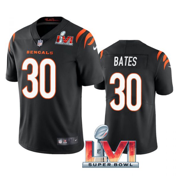 Personalized Men’s Jessie Bates Cincinnati Bengals 2022 Super Bowl LVI Limited Stitched Jersey Black