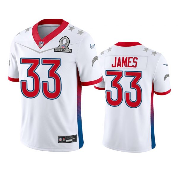 Personalized Men’s Derwin James Los Angeles Chargers 2022 AFC Pro Bowl Stitched Jersey White